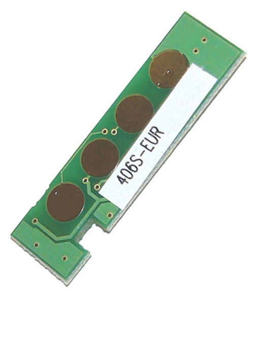 Chip di Ricarica Toner Cyan Samsung CLP-360, 365, CLX-3300, 3305