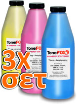 Refill Toner Set 3 Farben für Konica-Minolta KL-7821, 7830