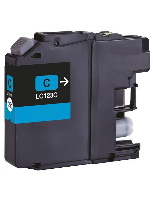 Ink Cartridge Cyan compatible for Brother LC-125XLC, 15 ml