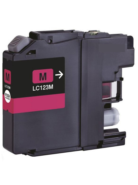 Tintenpatrone Magenta kompatibel für Brother LC-125XLM, 15 ml