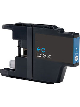 Cartuccia di inchiostro Ciano compatibile per Brother LC79, LC1280C XL, 17 ml