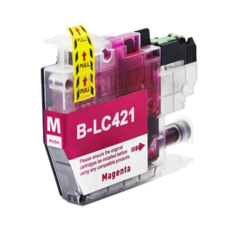 Tintenpatrone Magenta kompatibel für Brother LC-421M, 200 seiten
