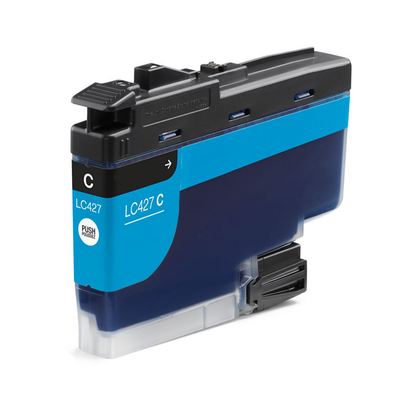 Ink Cartridge Cyan compatible for Brother LC-427C, 1.500 pages