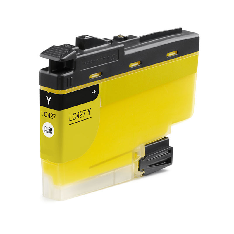 Ink Cartridge Yellow compatible for Brother LC-427Y, 1.500 pages