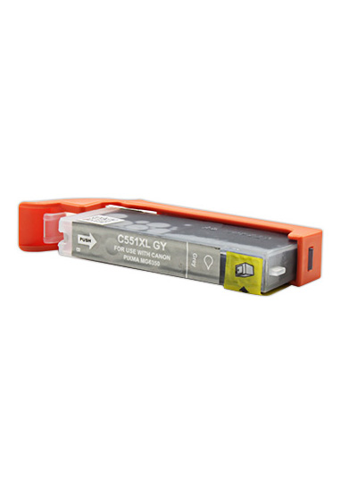 Tintenpatrone Grau kompatibel für Canon CLI-551GY XL 12 ml
