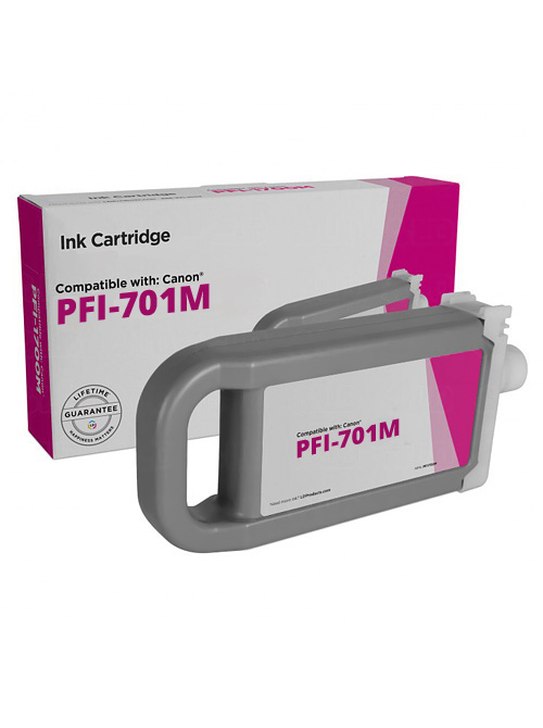 Cartuccia di inchiostro Magenta compatibile per Canon PFI-701M / 0902B001, 700 ml