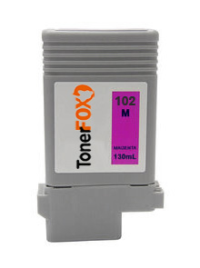 Ink Cartridge Magenta compatible for Canon PFI-104M, 3631B001, 130 ml