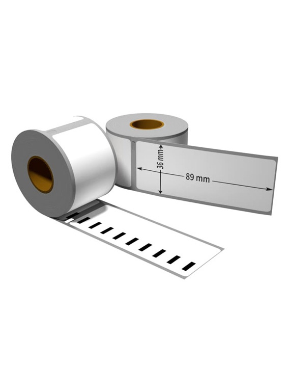 Roll Labels Compatibel for Dymo 99012 (36mm×89mm, 260 Labels White)