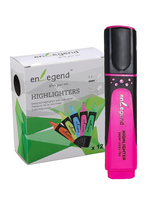 Pennarello di sottolineatura EnLegend 1-5mm Pink