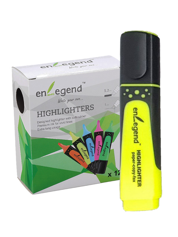 Pennarello di sottolineatura EnLegend 1-5mm Yellow