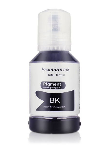 Ink Bottle Black compatible for Epson EcoTank C13T00R140 / 106, 130 ml
