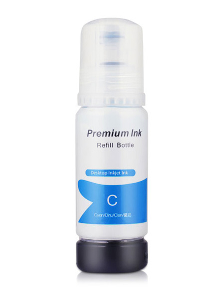 Ink Bottle Cyan compatible for Epson EcoTank C13T00R240 / 106, 70 ml