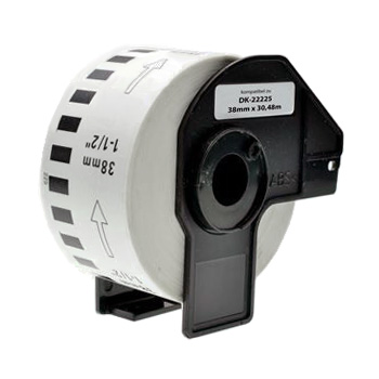 Roll Labels Compatible for Brother DK-22225 (38mmx30,48M Continuous)
