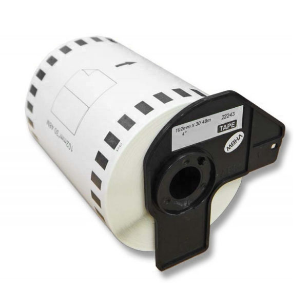 Roll Labels Compatible for Brother DK-22243 (102mmx30,48M Continuous)