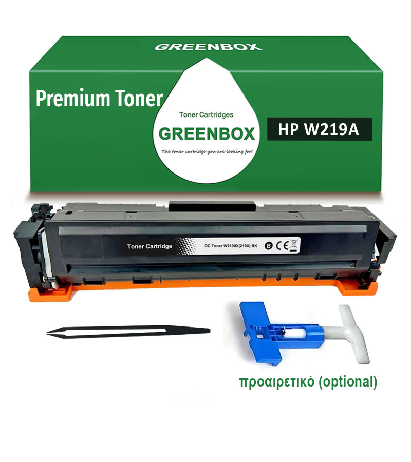 Toner alternativo nero per HP Color LaserJet Pro 3200, 3300 series, 219X / W2190X (χωρίς Τσιπ) 3.200 pagine