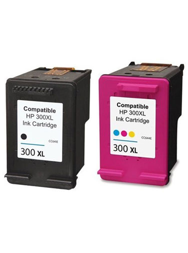 Ink Cartridge compatible Set-2 for HP Nr 300XXL, CN637EE