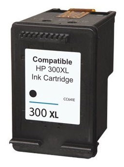 Tintenpatrone Schwarz kompatibel für HP Nr 300XXL / CC641EE, 20 ml