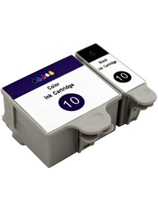 Ink Cartridge compatible Set-2 for Black+Color Kodak Nr.10 XL