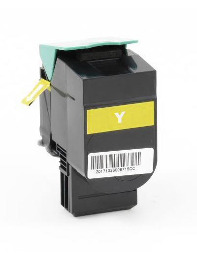 Toner Yellow Compatible for Lexmark C544, C546, X544, X546, X548, 0C544X1YG, 4.000 pages