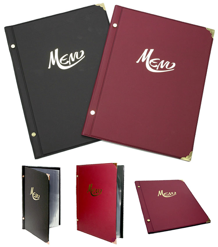 MENU folder / MENU holder for Restaurants and Bistros A4 21x30 with external screws