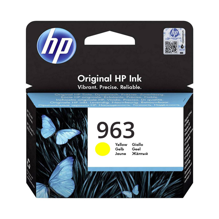 Original Ink Cartridge Yellow HP 963 / 3JA25AE, 700 pages