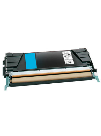 Toner Cyan Compatible for Lexmark C734, C736, C738 XXL, LEXC734CYSY, 10.000 pages