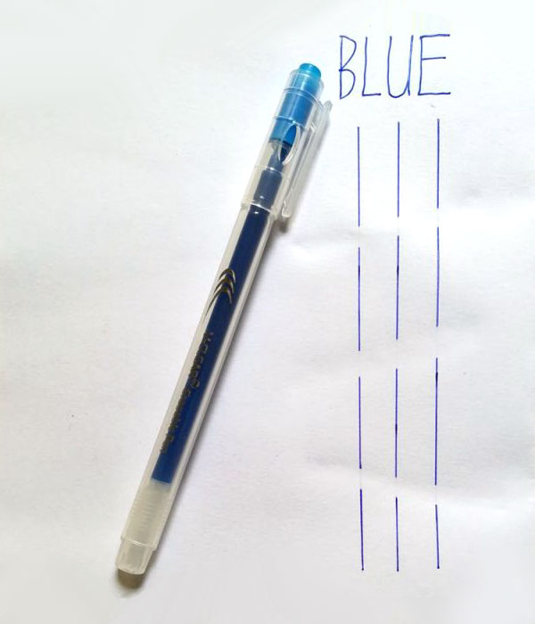 Penna - pennarello cancellabile (Erasable) Blu (0.6mm)