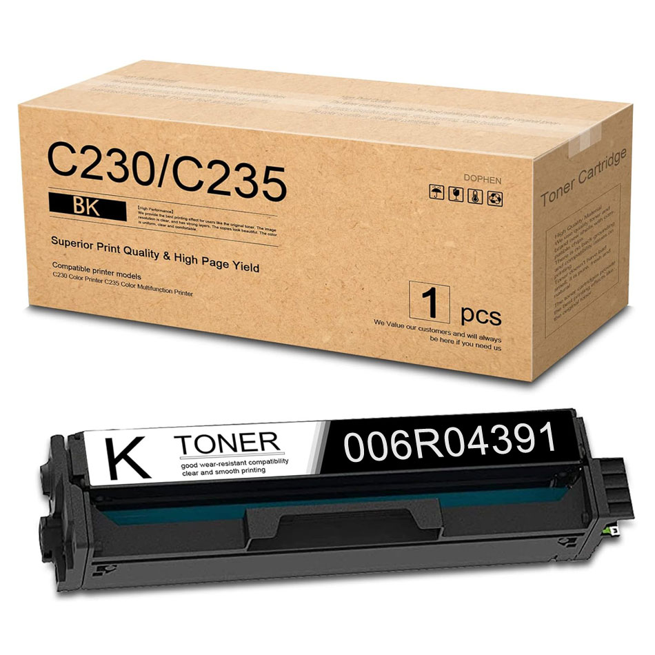 Alternativ-Toner Schwarz für Xerox C230, C235, 006R04391, 3.000 seiten