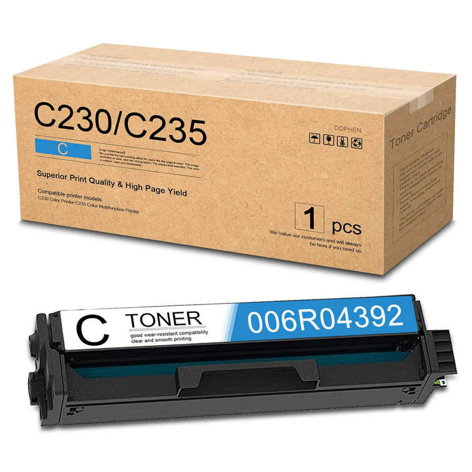 Toner Cyan Compatible for Xerox C230, C235, 006R04392, 2.500 pages