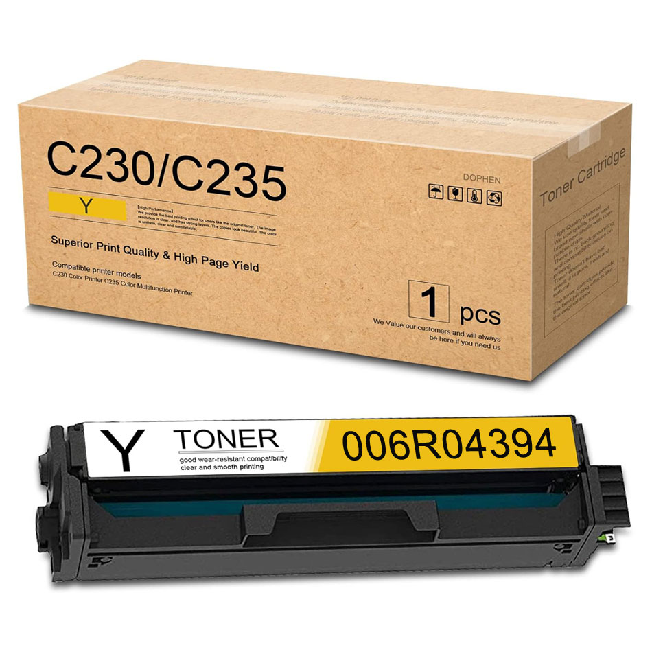 Alternativ-Toner Gelb für Xerox C230, C235, 006R04394, 2.500 seiten